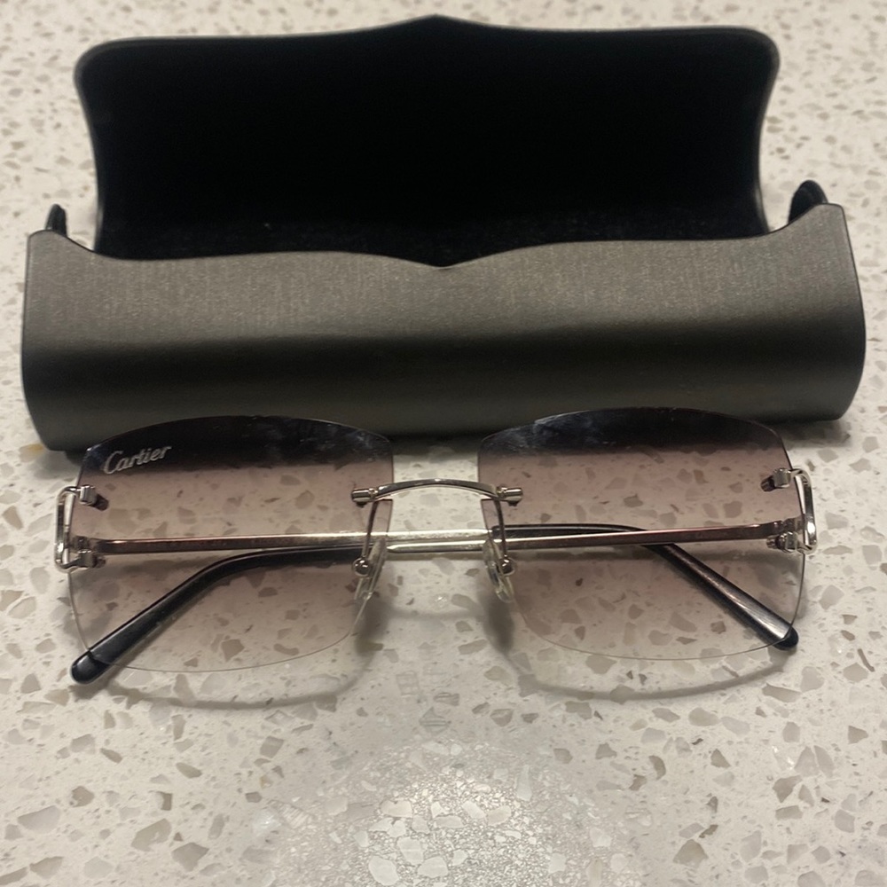 Cartier authentic big c gradient sunglasses